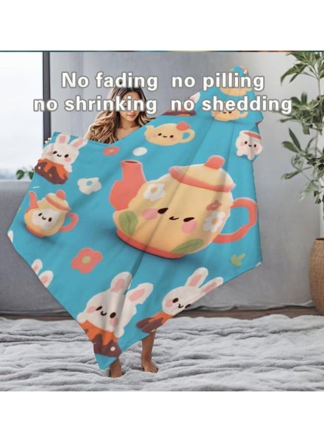 general Flannel thin blanket (warm and comfortable, suitable for sleep, gaming, dust removal and sandproof) 150cm*200cm - 414 - Image 3