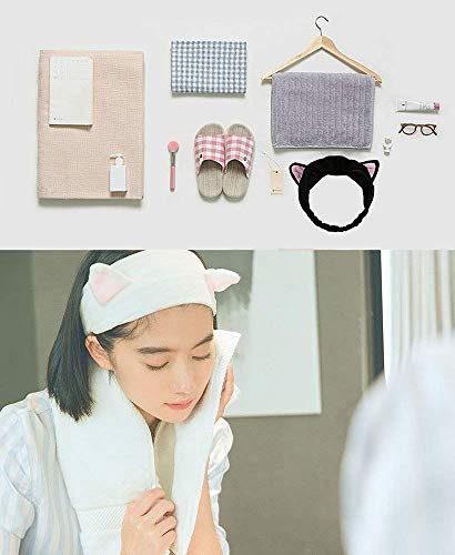 Onwon Cat Ear Headbands - Fluffy Makeup Hairbands for Face Washing, Shower, Spa, Sports - Image 2