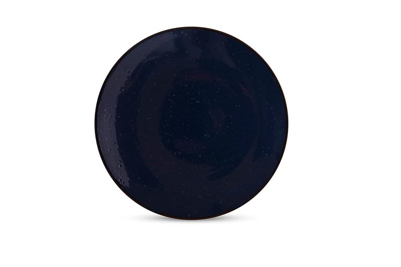 Hitkari Potteries Porcelain Rustic Navy Full Plate Set of 6 pc for Home Kitchen Ceramic Full Plate Set Full Plate 27cm Blue - Image 5