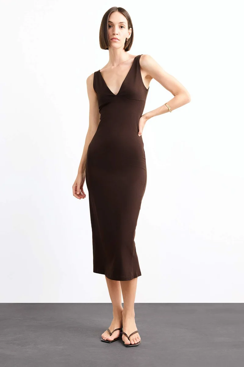 DeFacto Sleeveless Midi Dress