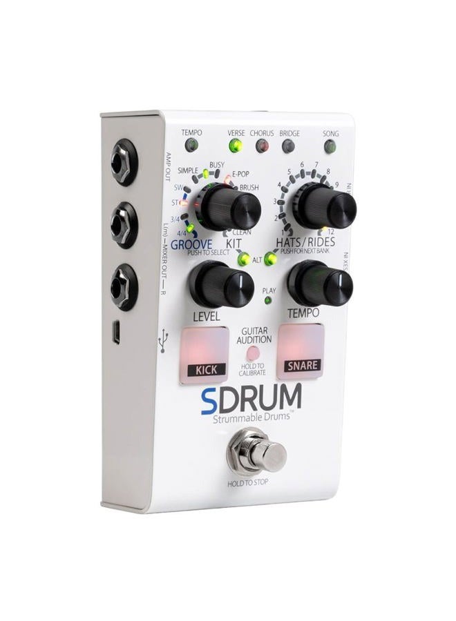 digi-tech SDRUM Guitar Effects Pedal Strummable Drum - Image 2