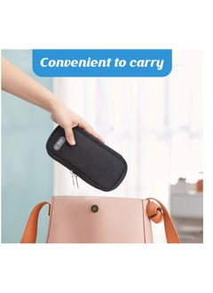 Generic Insulin Cooler Travel Case with 2 Ice Packs - Diabetes Bags Cooler Travel Case for Diabetic Organize Supplies Insulated Cooling Bag (Black)  - Image 5