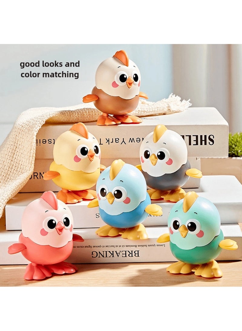 Wind-Up Jumping Chicken Toy – Manual Clockwork Yellow Chicken, Fun Crawling & Jumping Puzzle Animal for Kids 3+ | Durable, Entertaining & Gender-Neutral | Perfect Gift for Christmas, Thanksgiving & New Year - Image 2