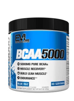 مسحوق bcaa 5000، 5 جرام من بلو راز الممتاز من bcaa (30 وجبة)