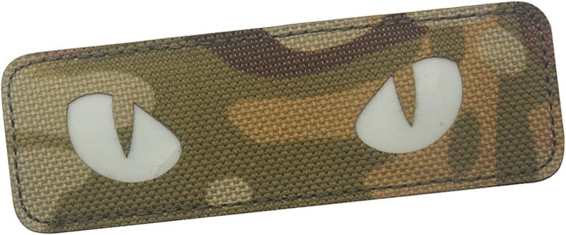 klarako Glow in Dark Morale Embroidered Applique Fastener Patch for Hats Caps Bags Jackets Backpack - Camo - Image 1