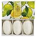 La Florentina: "Agrumi di Boboli" Bar Soaps, Citrus Scent, "Bellosguardo" Collection - Pack of 3 Soaps, 5.3 Ounces (150g) Each, Gift Box [ Italian Import ] - Image 2