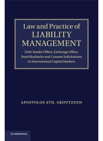Law and Practice of Liability Management - pzsku/ZE0516ADE41820F4D06F1Z/45/_/1734526230/0a6a64ed-a620-4b10-92b5-032e7b171650