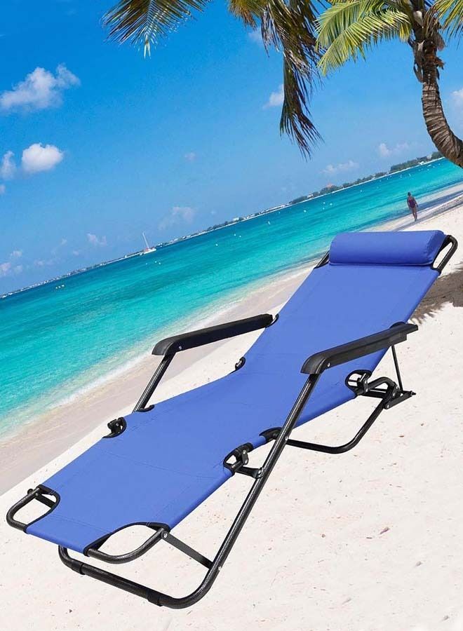 Foldable Recliner Beach Relaxing Chair