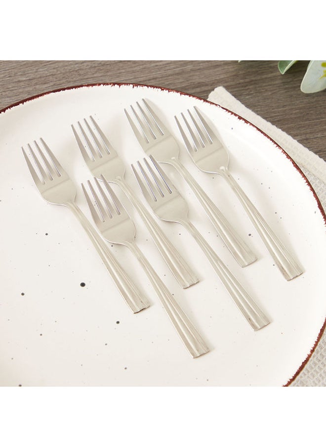 Home Box - Vermont 6-Piece Cake Fork Set 13.7 x 1.5 x 2 cm - Image 1