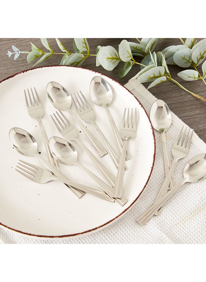 Home Box - Vermont 6-Piece Cake Fork Set 13.7 x 1.5 x 2 cm - Image 1