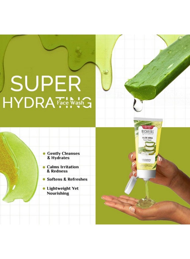 Richfeel Alovera Face Wash 100 Gms - Image 4