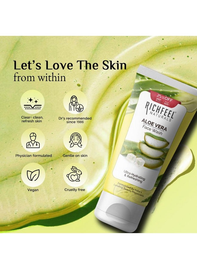 Richfeel Alovera Face Wash 100 Gms - Image 3