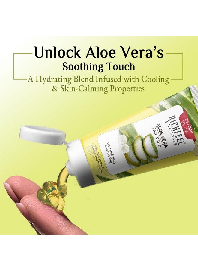 Richfeel Alovera Face Wash 100 Gms - Image 2