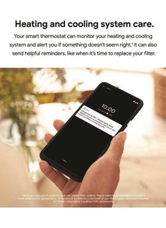 Google Nest Thermostat 4th Gen Smart Programmable Wi-Fi Snow GA01334-US  - Image 4