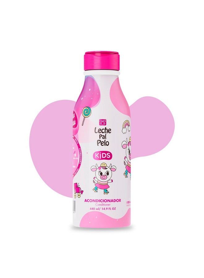 Leche Pal Pelo Kids Conditioner - Gentle Detangling, Moisturizing with Vitamin E, Oils for Kids' Hair. Strengthens, Prevents Breakage. Paraben-Free. 14.9 fl. oz. - Image 1