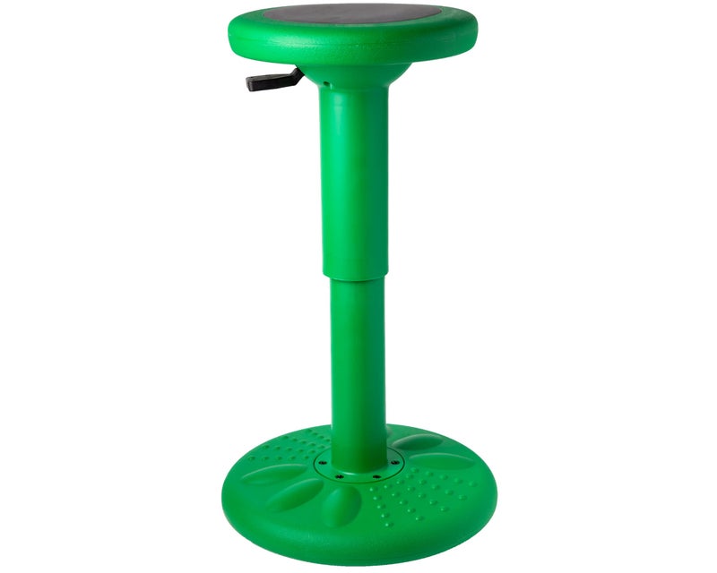 Studico Studico ActiveChairs Adjustable Wobble Stool Flexible Classroom Seating Improves Focus Posture and Helps ADHDADD Sensory Chair Active Fidget Chairs Adjusts from 1665 to 2375 Ages 1318 Green 