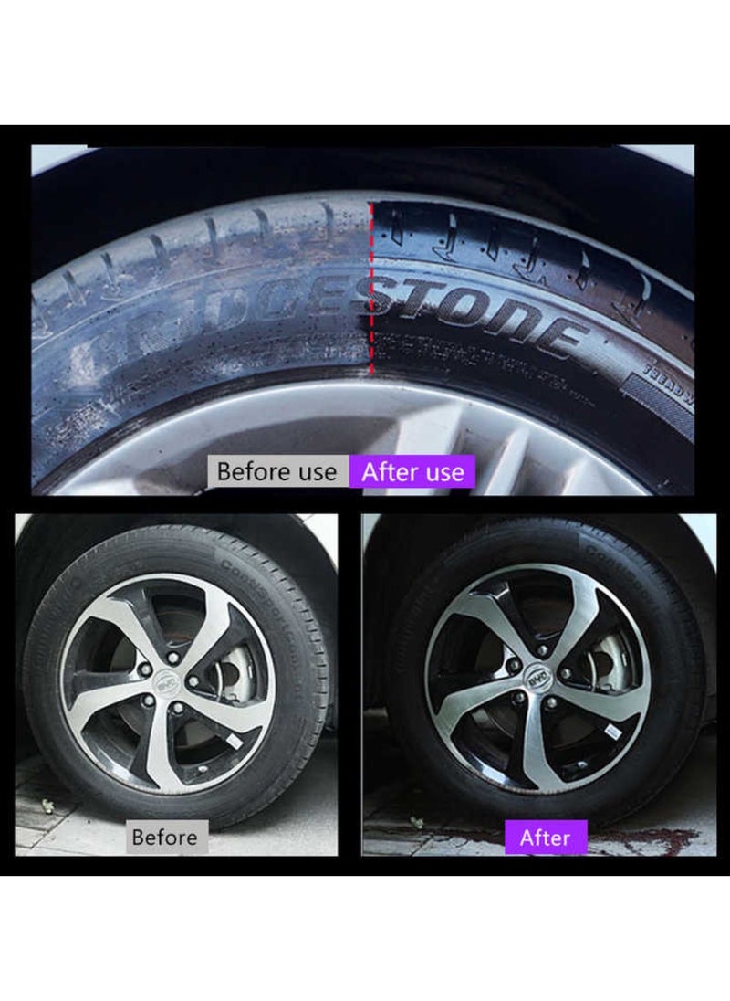 GETSUN Tire Shine Protection Spray 410ML – Long-Lasting Gloss, UV Protection, and Weather-Resistant Formula for Deep Black Shine  - Image 3