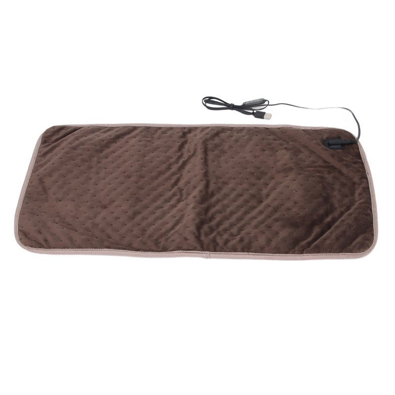USB Heating Pad: 11.8x23.6In Skin Friendly Fabric - 3 Heat Settings Portable Electric Blanket for Home Office, Neck Shoulder Back Leg Warmth - Image 2