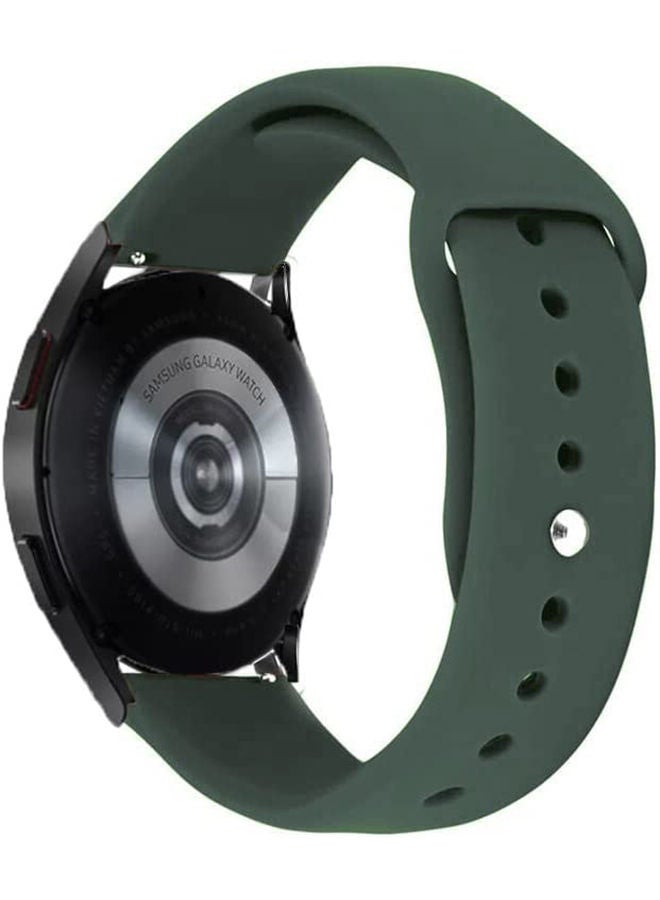 O Ozone 22mm Silicone Watch Band for Samsung Galaxy Watch 3 45mm / Galaxy Watch 46mm / Gear S3 Frontier / Classic / Watch GT 2 46mm Bands Soft Silicone Smart Watch Wristband Women - Green - Image 1