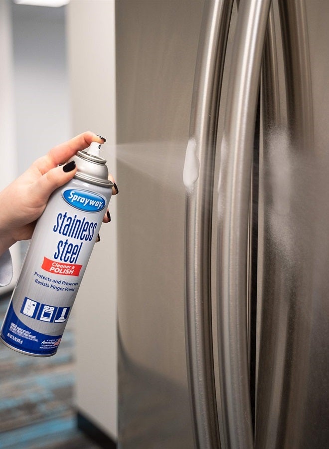Sprayway Water-Based Stainless Steel Cleaner, 15 Fl Oz (Pack of 1) - Image 3