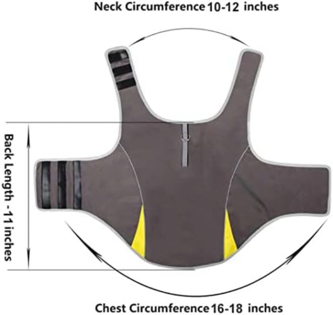 Winbate Dog Anxiety Jacket Keep Calming Vest Thunder Coat with D-Ring and Training Handle for Small Dogs - Image 4