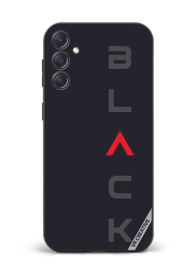VR CREATIVE Protective Case Cover For Samsung Galaxy A34 Black Design Multicolour - Image 1