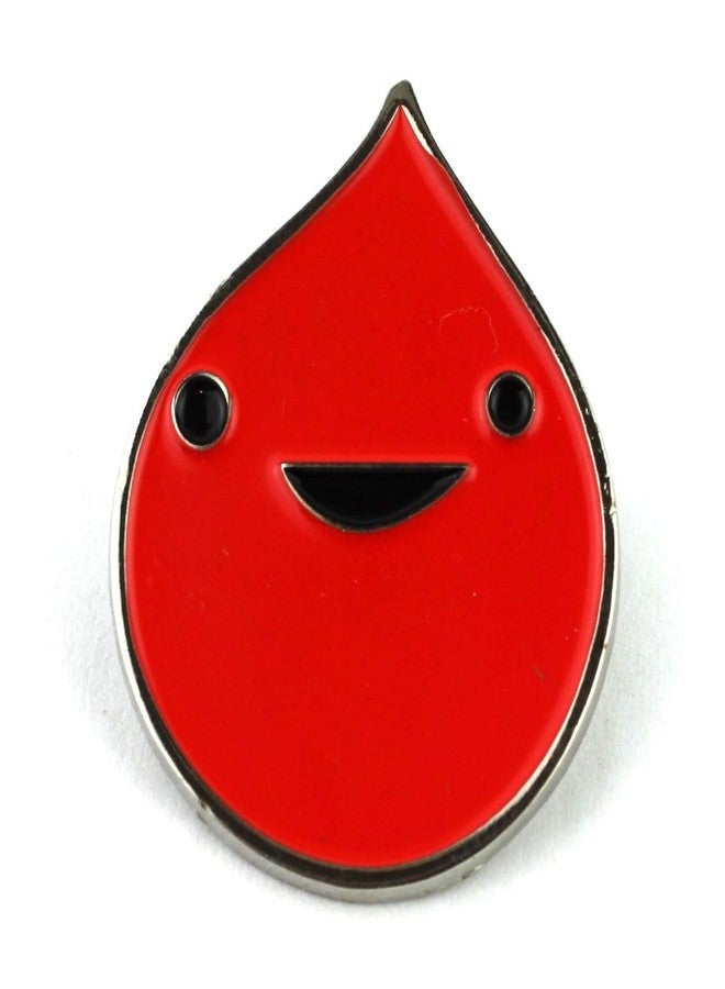 I Heart Guts Blood Drop Lapel Pin - All You Bleed is Blood Enamel Pin - Gift for Blood Donors, Nurses, Doctors, Phlebotomists, Blood Disorder Awareness, Hemophilia Support, Healthcare Workers - Image 1
