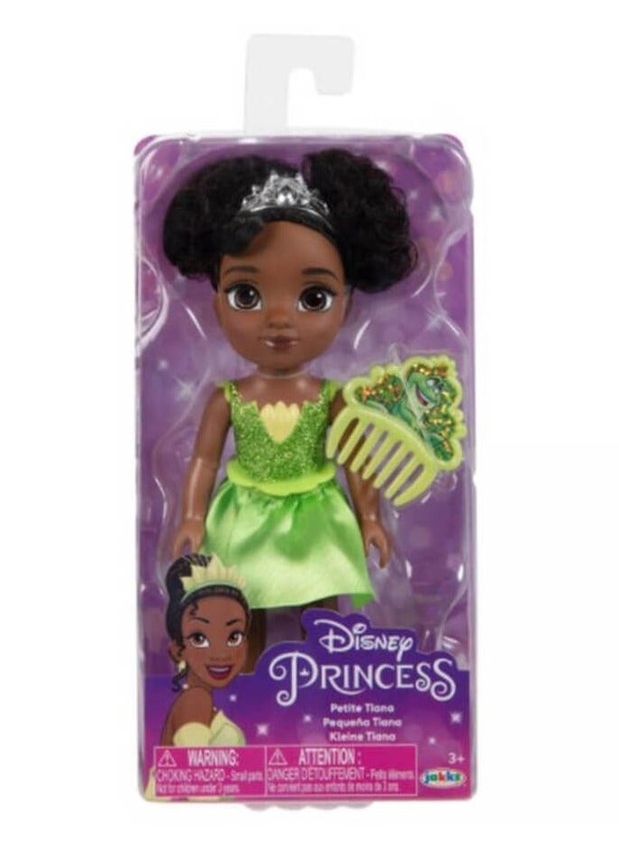 Jakks Disney Princess Doll with Comb - Tiana 15cm - Image 2