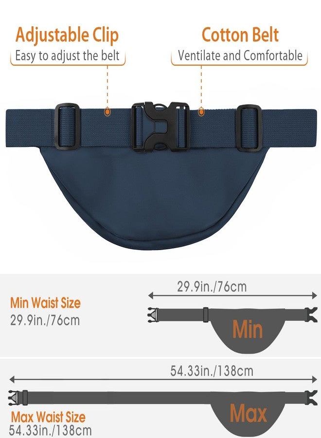 Syican Large Fanny Pack for Women Men - Syican Waist bag with 3-Zipper Pockets, Gifts for Enjoy Sports Traveling Workout Casual Hands-Free crossbody bags Fits MAX 7.9'' iPad & 6.6'' Phone - Image 4