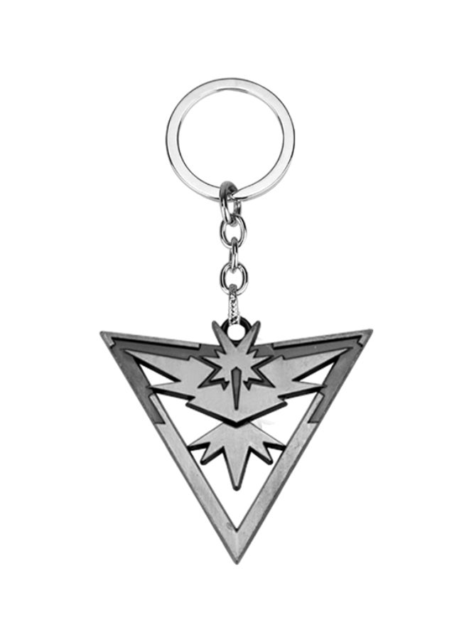 Generic Pokemon Go Frozen Flamingo Bird Lightning Sign Keychain 
