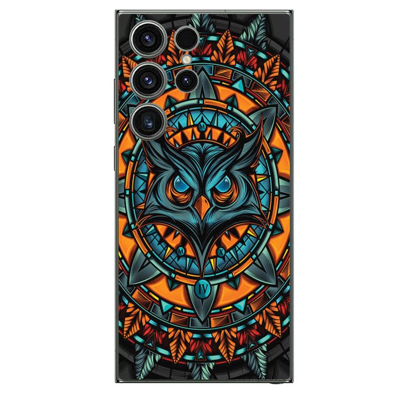 FCS Printed Designer Vinyl Mobile Back Skin Sticker for Samsung Galaxy S24 Ultra| Protects Against Dust, Precision-Fit, Vinyl, Bubble-Free Installation- (DZ-9) - Image 1