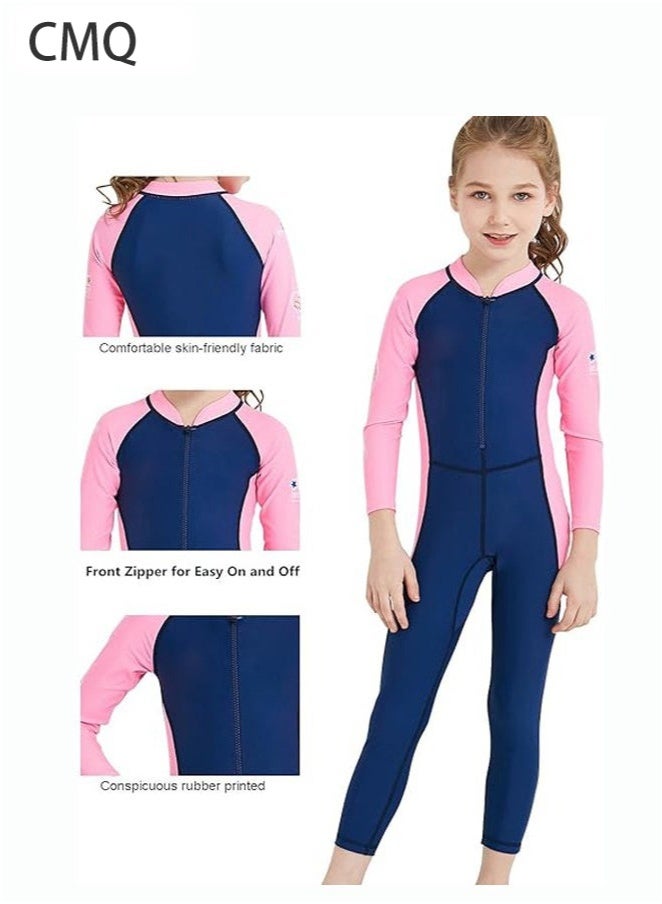 Generic Summer New Children's long sleeved one-piece swimsuit, Outdoor Quick Drying Sun Protection Swimsuit, Small and Medium-sized Children's Jellyfish Suit, Suitable for Boys and Girls Aged 3-12  - Image 4