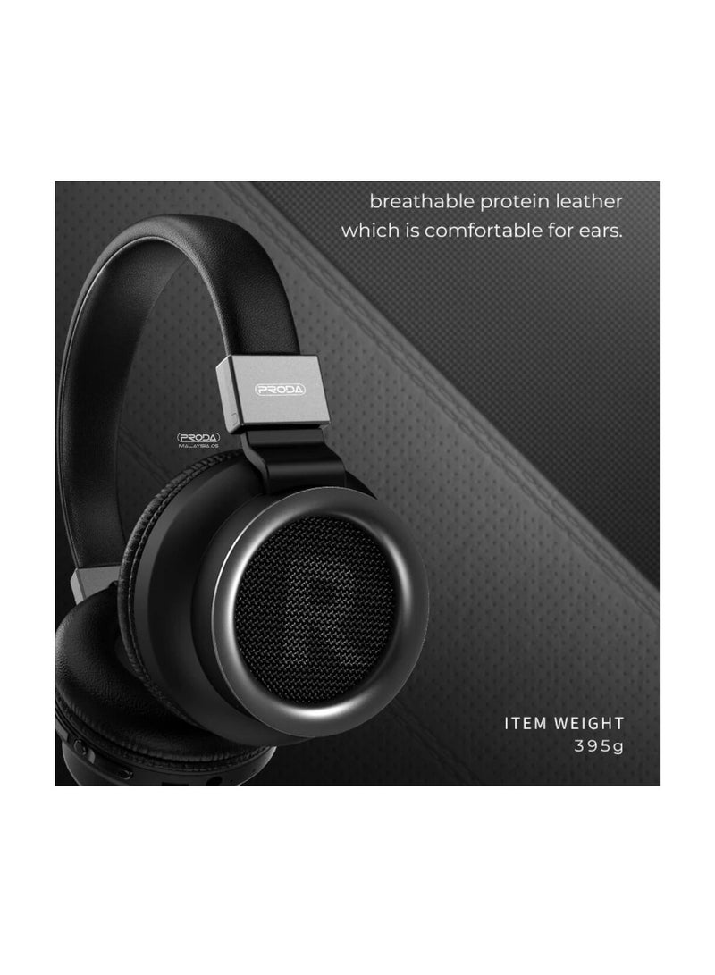 برودا سماعات رأس ستيريو مزودة بخاصية إلغاء الضوضاء سماعات رأس لاسلكية PRBH400 - Image 2