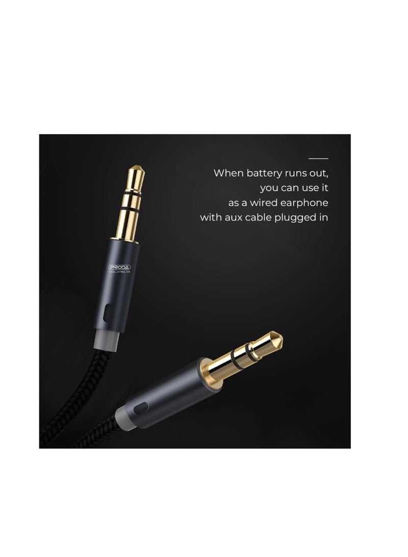 برودا سماعات رأس ستيريو مزودة بخاصية إلغاء الضوضاء سماعات رأس لاسلكية PRBH400 - Image 4