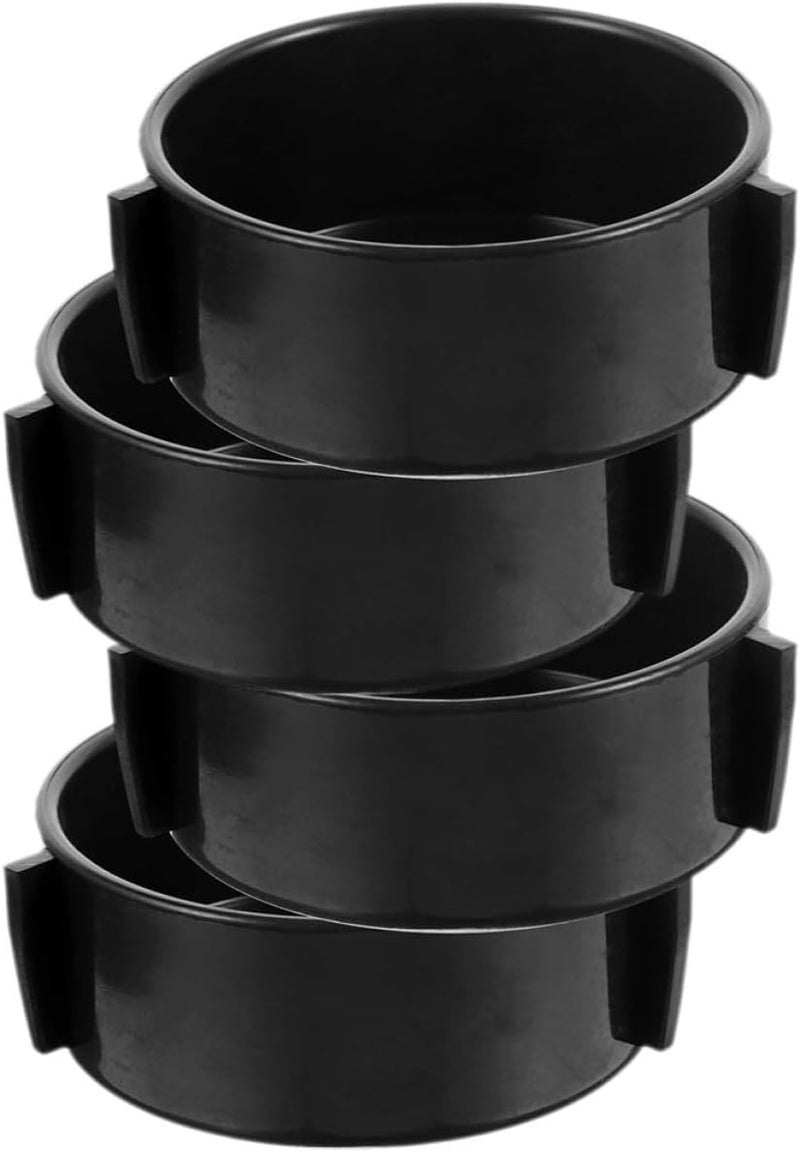 4pcs Ceramic Reptile Food and Water Bowls Set for Lizards and Bearded Dragons, Sturdy Worm Feeding Dishes Suitable for Terrariums and Amphibian Pets - Image 1