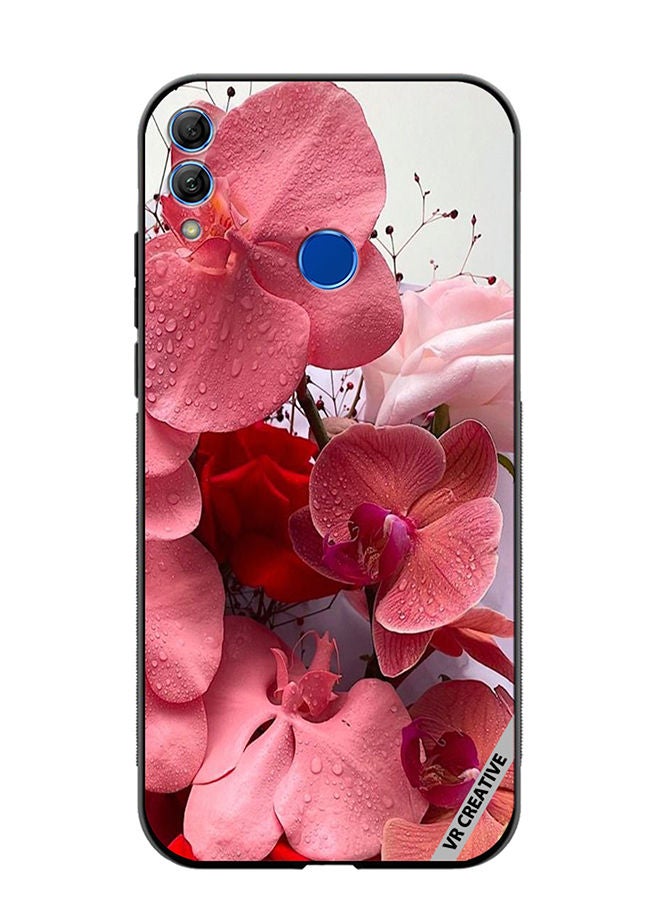 Protective Case Cover For Honor 10 Lite Flower Design Multicolour