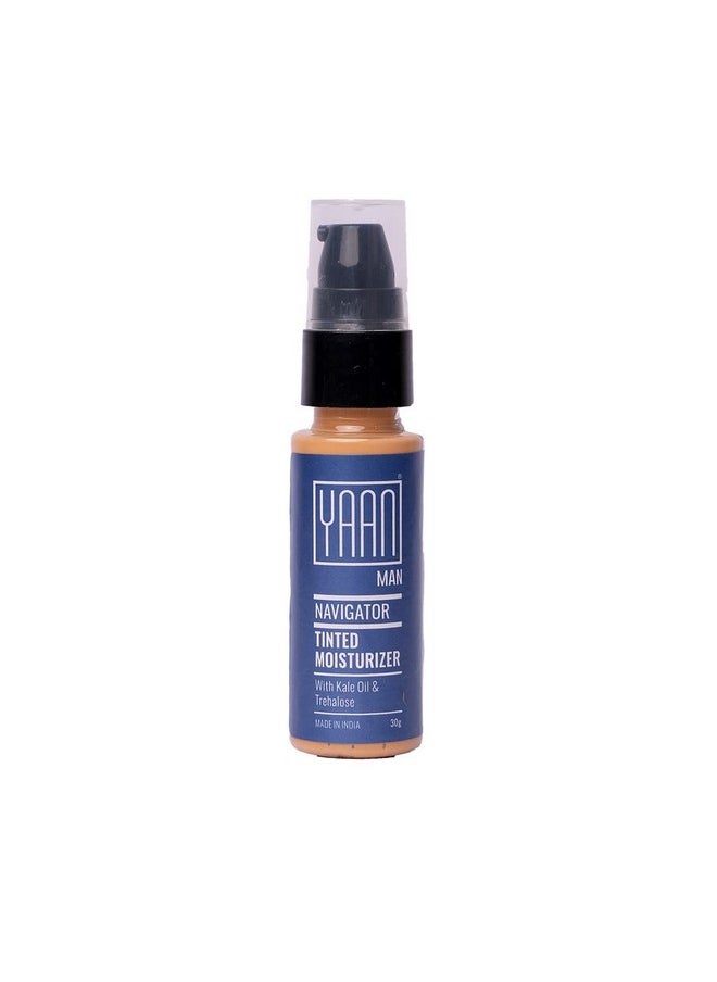 Yaan Man - Tinted Moisturizer For Men, 30Gm (Light) | Bb Cream | Improves Uneven Skin Tone| Hydrating And Light Weight, Non Sticky Makeup | With Kale Oil & Trehalose - Image 1