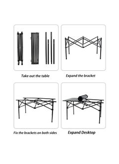 Folding Camping Table with Carry Bag – Lightweight Aluminum Portable Desk for Outdoor Camping, BBQ, Beach, Picnic, Cooking & Dining - pzsku/ZE052E32715389FA477EDZ/45/_/1730703305/f3d240c5-4ef4-43ad-b655-d96110a54c00