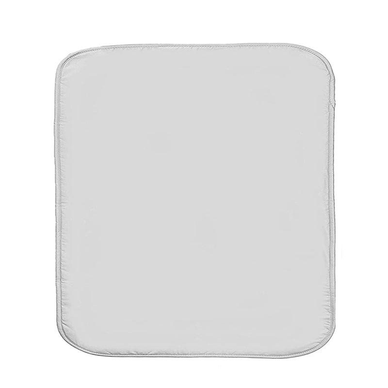 2 pcs Foldable Flat Ironing Mat Thermal Insulation Ironing Pad Clothes Ironing Pad Ironing Mat for Home Use (White) - Image 2