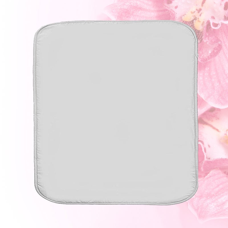 2 pcs Foldable Flat Ironing Mat Thermal Insulation Ironing Pad Clothes Ironing Pad Ironing Mat for Home Use (White) - Image 5