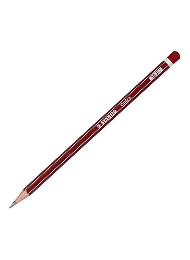 STABILO Pencil 3B Suitable For Classroom Red  - Image 2