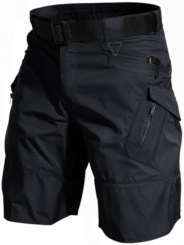 AUTIWITUA Men's Hiking Shorts Waterproof Tactical Cargo Short Pants Quick Dry Work Shorts with Multi Pockets(No Belt) - Image 1