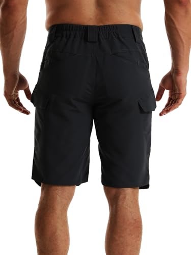AUTIWITUA Men's Hiking Shorts Waterproof Tactical Cargo Short Pants Quick Dry Work Shorts with Multi Pockets(No Belt) - Image 5