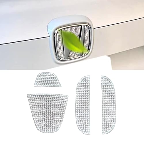 CUCHIYUN Bling Crystal Rear Logo Emblem Sticker External Car Accessory Compatible with Honda 10th Gen Civic Sedan 2022 Accord 2022 2021 2020 2019 2018 - Image 1