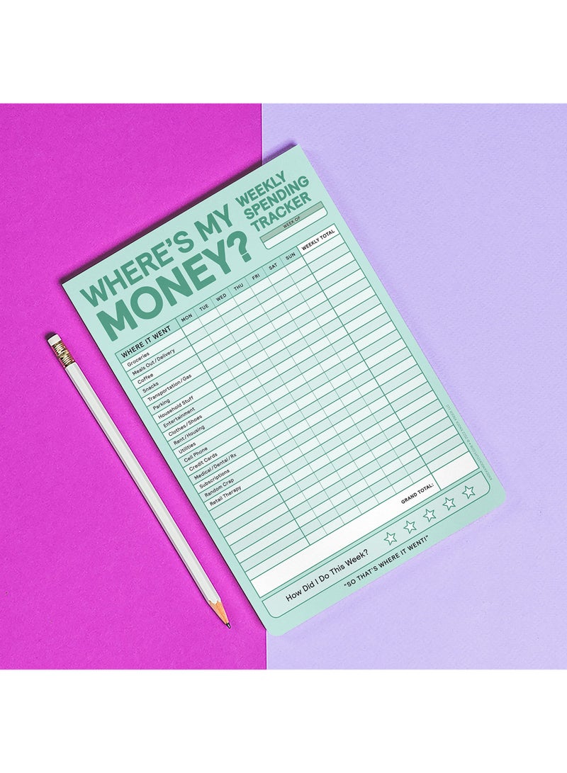 لوحة تتبع المال الأسبوعية، لوحة ميزانية تتبع الإنفاق الأسبوعي (النسخة الباستيلية)، 6 × 9 إنش - Image 5