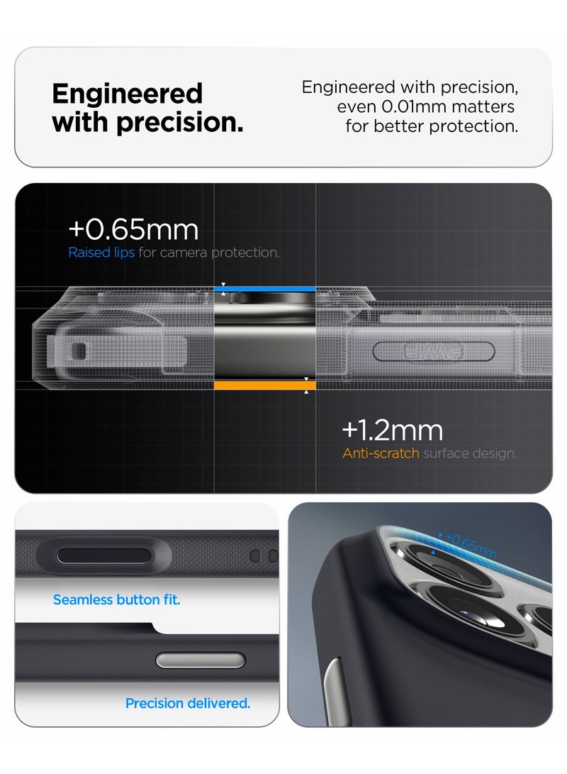 Spigen غطاء حماية Nano Pop MagFit لجهاز iPhone 17 Pro Max مع تقنية MagSafe - سمسم أسود - Image 5