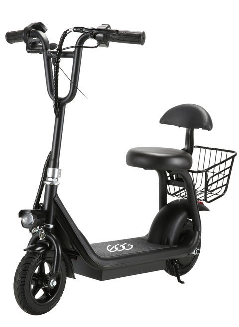 Electric Scooter with Basket for kids | Electric Scooter | Electric Scooter with Seat | Foldable Electric Scooter | 36V Voltage | 250W Motor | Front and Rear Lights | Storage Basket | 8-Inch Tires
