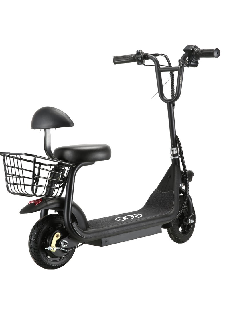 Egg Electric Scooter with Basket for kids | Electric Scooter | Electric Scooter with Seat | Foldable Electric Scooter | 36V Voltage | 250W Motor | Front and Rear Lights | Storage Basket | 8-Inch Tires  - Image 3