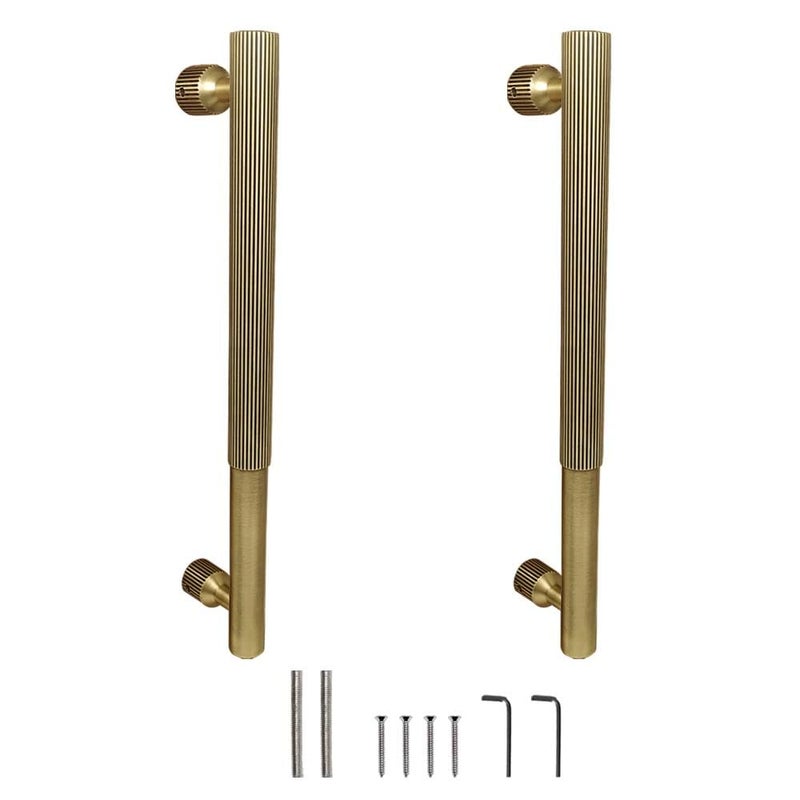 VOLO Antique Finish Door Handle for Main Doors PullPush Handle for Wooden and Glass Doors in Home Hotel Office Model SAM37 2 450MM - Image 4