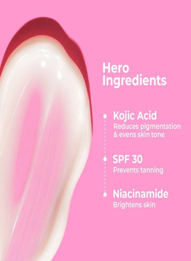 foxtale Hula Hoop Brightening Body Lotion by Foxtale| Niacinamide + Kojic Acid + SPF30 | Moisturizes, Brightens, & Even Tones Skin | Prevents Tanning & Sun Damage | Light & Grease-Free | 200ml - Image 4